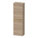 Duravit Halbhochschrank D-Neo 40x24cm, 1 Tür, 4 Bö, An L, g pol/Ei ma-1