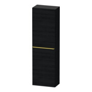Duravit Halbhochschrank D-Neo 40x24cm, 1 Tür, 4 Bö, An L, g pol/Ei sw