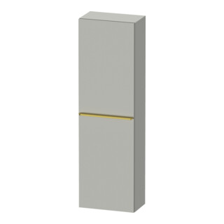 Duravit Halbhochschrank D-Neo 40x24cm, 1 Tür, 4 Bö, An L, g pol/gr ma