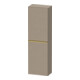 Duravit Halbhochschrank D-Neo 40x24cm, 1 Tür, 4 Bö, An L, g pol/Leinen-1
