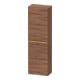 Duravit Halbhochschrank D-Neo 40x24cm, 1 Tür, 4 Bö, An L, g pol/Nu Nat-1