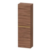 Duravit Halbhochschrank D-Neo 40x24cm, 1 Tür, 4 Bö, An L, g pol/Nu Nat