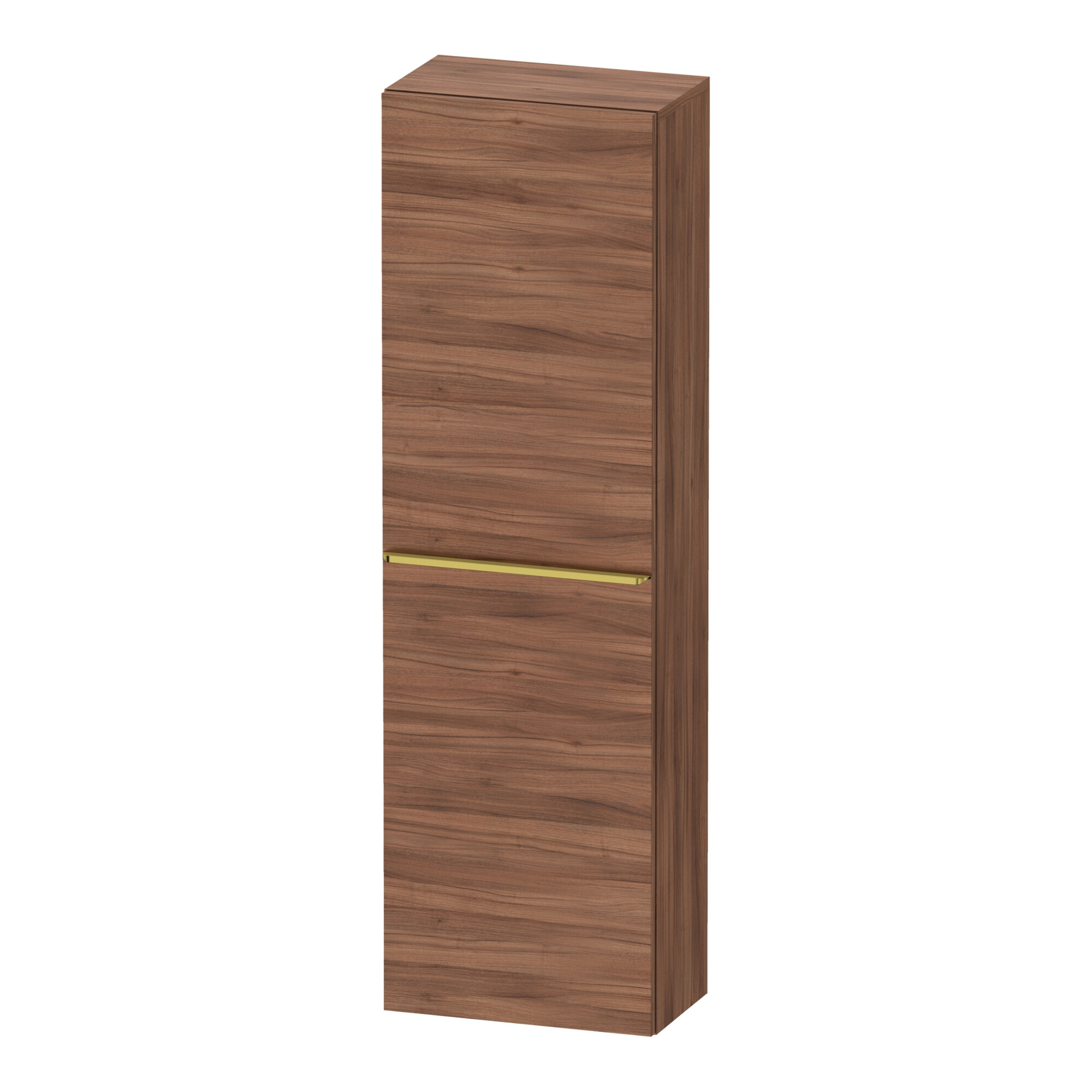 Duravit Halbhochschrank D-Neo 40x24cm, 1 Tür, 4 Bö, An L, g pol/Nu Nat