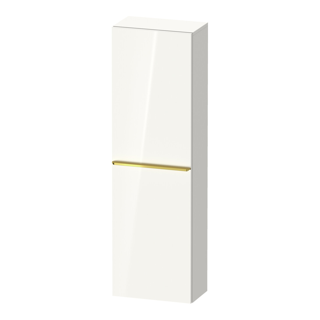 Duravit Halbhochschrank D-Neo 40x24cm, 1 Tür, 4 Bö, An L, g pol/w hgl