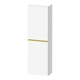 Duravit Halbhochschrank D-Neo 40x24cm, 1 Tür, 4 Bö, An L, g pol/w ma