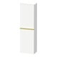 Duravit Halbhochschrank D-Neo 40x24cm, 1 Tür, 4 Bö, An L, g pol/w ma-1