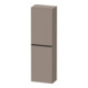 Duravit Halbhochschrank D-Neo 40x24cm, 1 Tür, 4 Bö, An L, sw/Bas ma-1