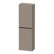Duravit Halbhochschrank D-Neo 40x24cm, 1 Tür, 4 Bö, An L, sw/Bas ma