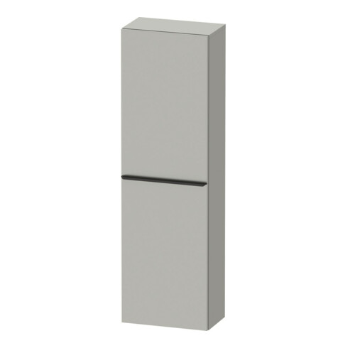 Duravit Halbhochschrank D-Neo 40x24cm, 1 Tür, 4 Bö, An L, sw/gr ma