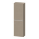 Duravit Halbhochschrank D-Neo 40x24cm, 1 Tür, 4 Bö, An li, chr/Leinen-1