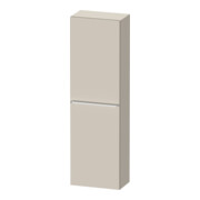 Duravit Halbhochschrank D-Neo 40x24cm, 1 Tür, 4 Bö, An li, chr/Taup ma