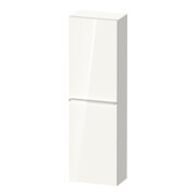 Duravit Halbhochschrank D-Neo 40x24cm, 1 Tür, 4 Bö, An li, chr/we hgl