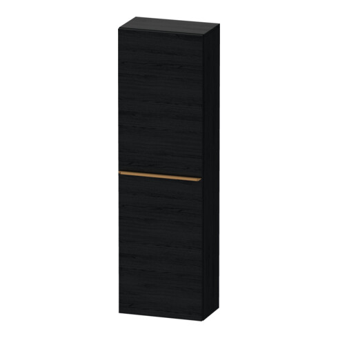 Duravit Halbhochschrank D-Neo 40x24cm, 1 Tür, 4 Bö, An R, b geb/Ei sw