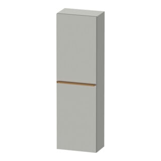Duravit Halbhochschrank D-Neo 40x24cm, 1 Tür, 4 Bö, An R, b geb/gr ma