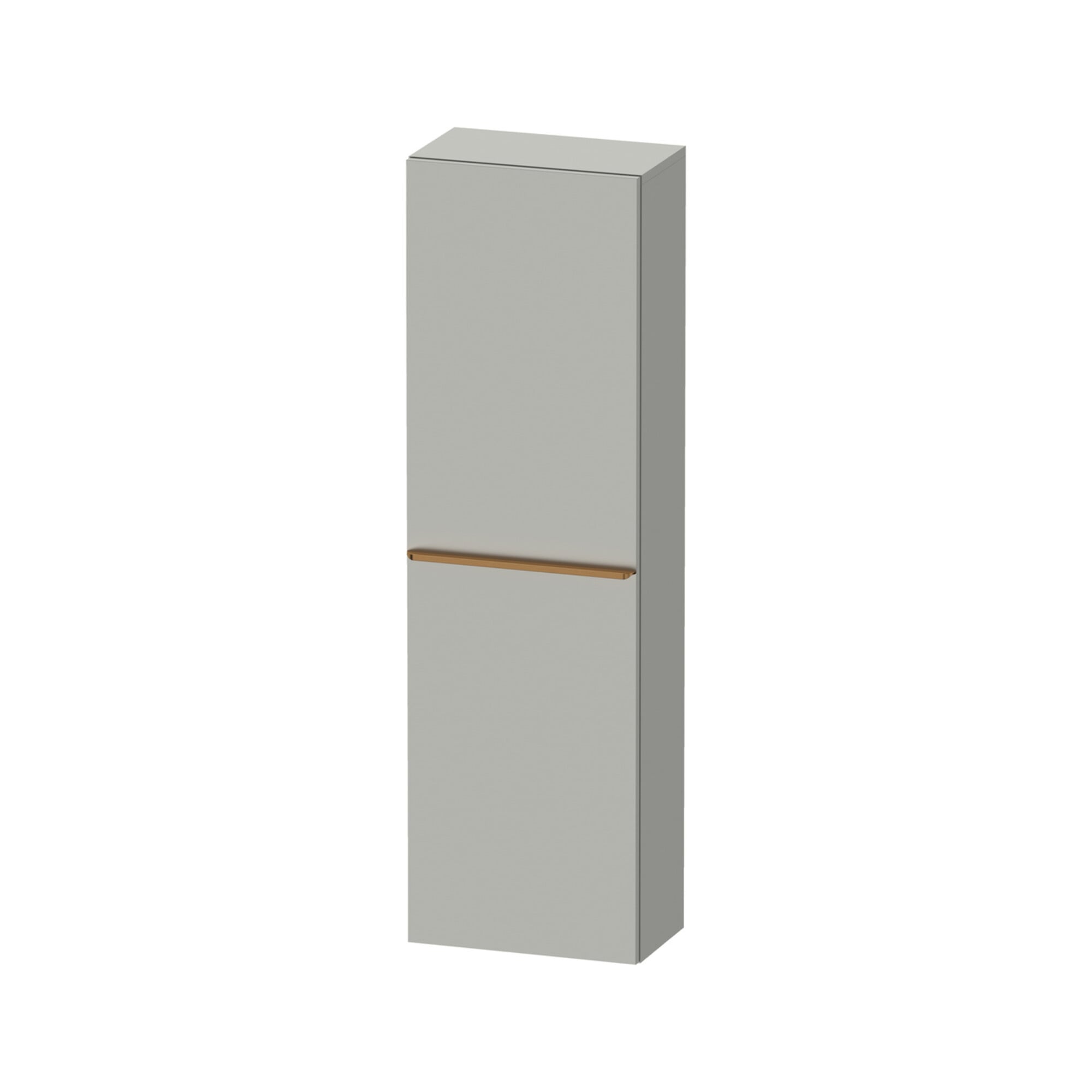 Duravit Halbhochschrank D-Neo 40x24cm, 1 Tür, 4 Bö, An R, b geb/gr ma