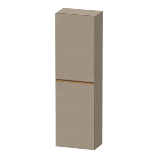 Duravit Halbhochschrank D-Neo 40x24cm, 1 Tür, 4 Bö, An R, b geb/Leinen