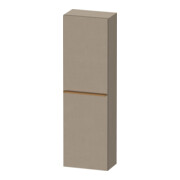 Duravit Halbhochschrank D-Neo 40x24cm, 1 Tür, 4 Bö, An R, b geb/Leinen