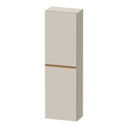 Duravit Halbhochschrank D-Neo 40x24cm, 1 Tür, 4 Bö, An R, b geb/Ta ma