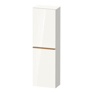 Duravit Halbhochschrank D-Neo 40x24cm, 1 Tür, 4 Bö, An R, b geb/we hgl