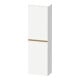 Duravit Halbhochschrank D-Neo 40x24cm, 1 Tür, 4 Bö, An R, b geb/we ma-1