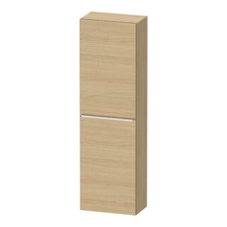 Duravit Halbhochschrank D-Neo 40x24cm, 1 Tür, 4 Bö, An R, ch/Ei Nat