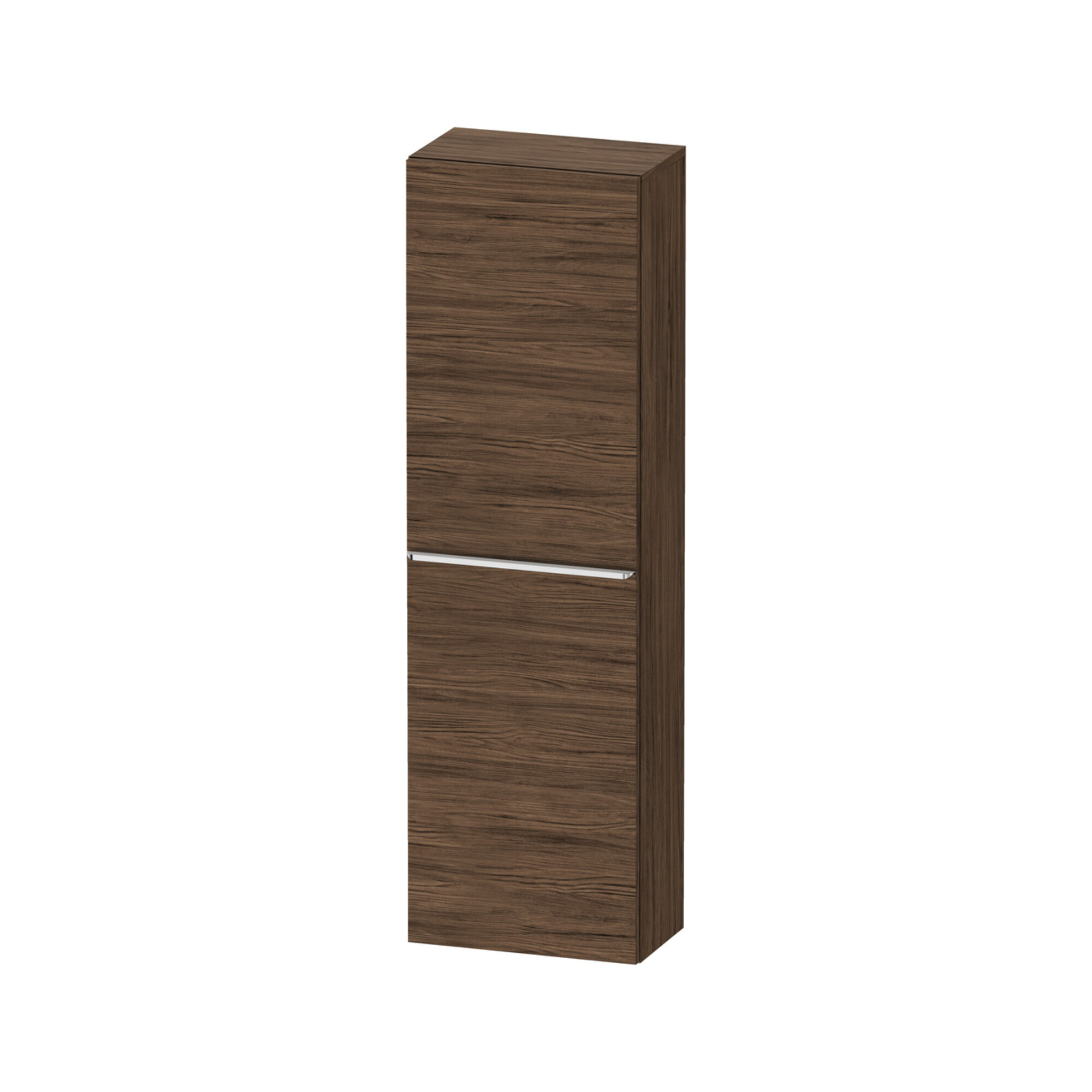 Duravit Halbhochschrank D-Neo 40x24cm, 1 Tür, 4 Bö, An R, ch/nb dkl.