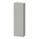 Duravit Halbhochschrank D-Neo 40x24cm, 1 Tür, 4 Bö, An R, chr/Beton ma-1