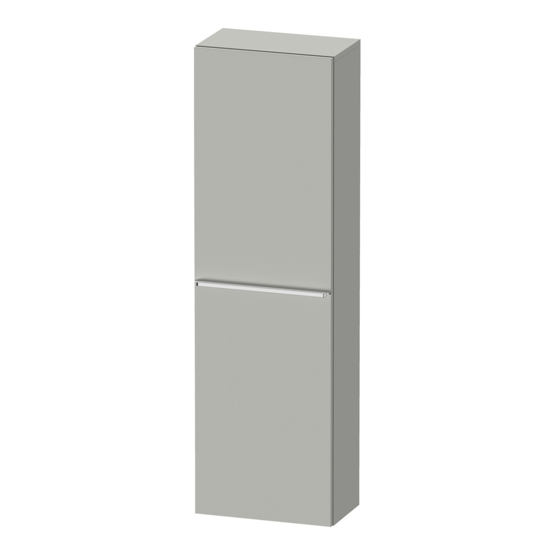 Duravit Halbhochschrank D-Neo 40x24cm, 1 Tür, 4 Bö, An R, chr/Beton ma