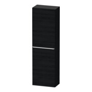 Duravit Halbhochschrank D-Neo 40x24cm, 1 Tür, 4 Bö, An R, chr/Eiche sw
