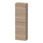 Duravit Halbhochschrank D-Neo 40x24cm, 1 Tür, 4 Bö, An R, ES geb/Ei ma