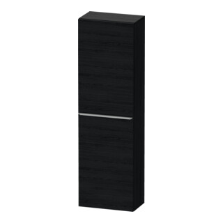 Duravit Halbhochschrank D-Neo 40x24cm, 1 Tür, 4 Bö, An R, ES geb/Ei sw