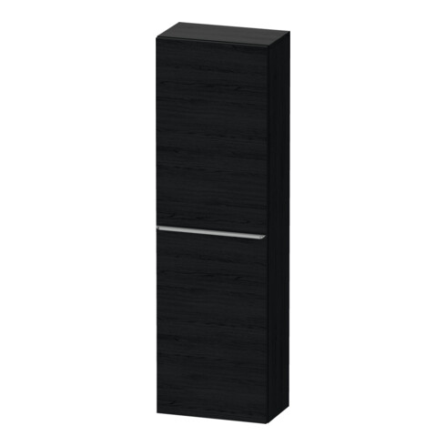 Duravit Halbhochschrank D-Neo 40x24cm, 1 Tür, 4 Bö, An R, ES geb/Ei sw