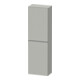 Duravit Halbhochschrank D-Neo 40x24cm, 1 Tür, 4 Bö, An R, ES geb/gr ma-1