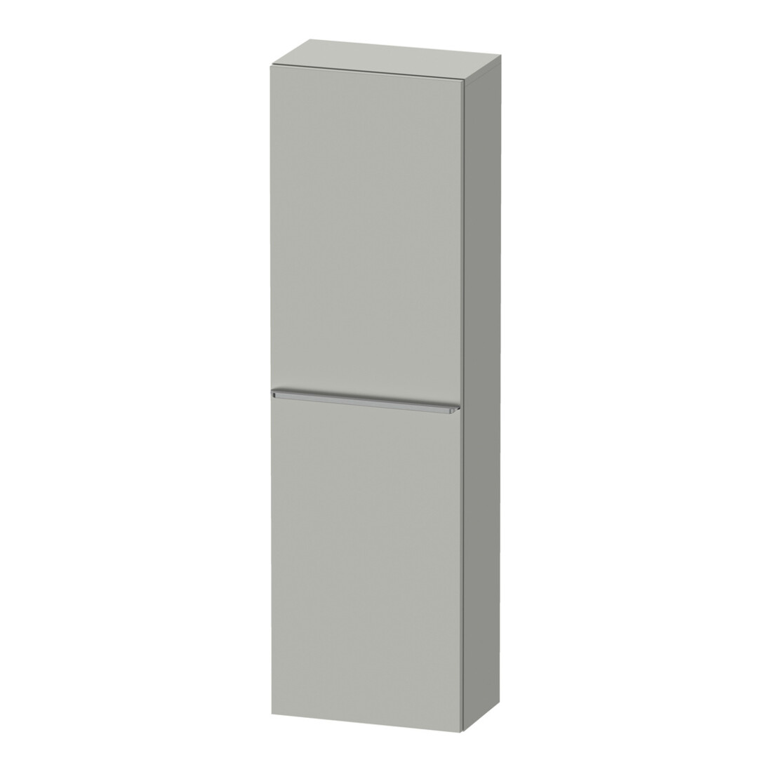 Duravit Halbhochschrank D-Neo 40x24cm, 1 Tür, 4 Bö, An R, ES geb/gr ma