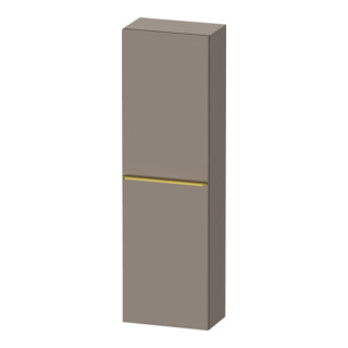 Duravit Halbhochschrank D-Neo 40x24cm, 1 Tür, 4 Bö, An R, g pol/Bas ma