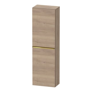 Duravit Halbhochschrank D-Neo 40x24cm, 1 Tür, 4 Bö, An R, g pol/Ei ma