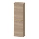 Duravit Halbhochschrank D-Neo 40x24cm, 1 Tür, 4 Bö, An R, g pol/Ei ma-1