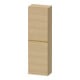 Duravit Halbhochschrank D-Neo 40x24cm, 1 Tür, 4 Bö, An R, g pol/Ei Nat-1