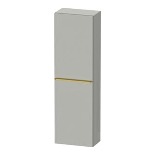 Duravit Halbhochschrank D-Neo 40x24cm, 1 Tür, 4 Bö, An R, g pol/gr ma