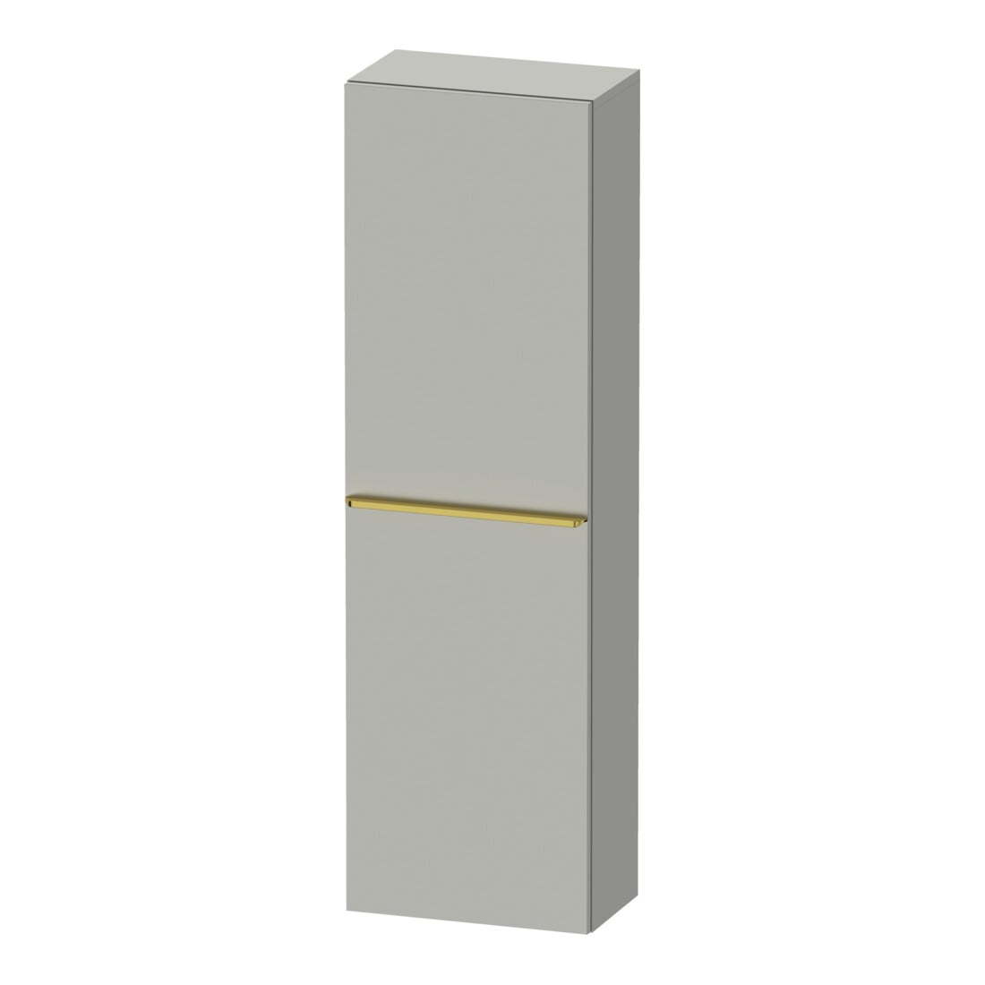 Duravit Halbhochschrank D-Neo 40x24cm, 1 Tür, 4 Bö, An R, g pol/gr ma