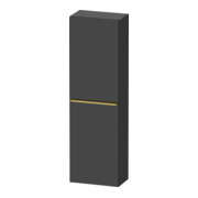 Duravit Halbhochschrank D-Neo 40x24cm, 1 Tür, 4 Bö, An R, g pol/gra ma