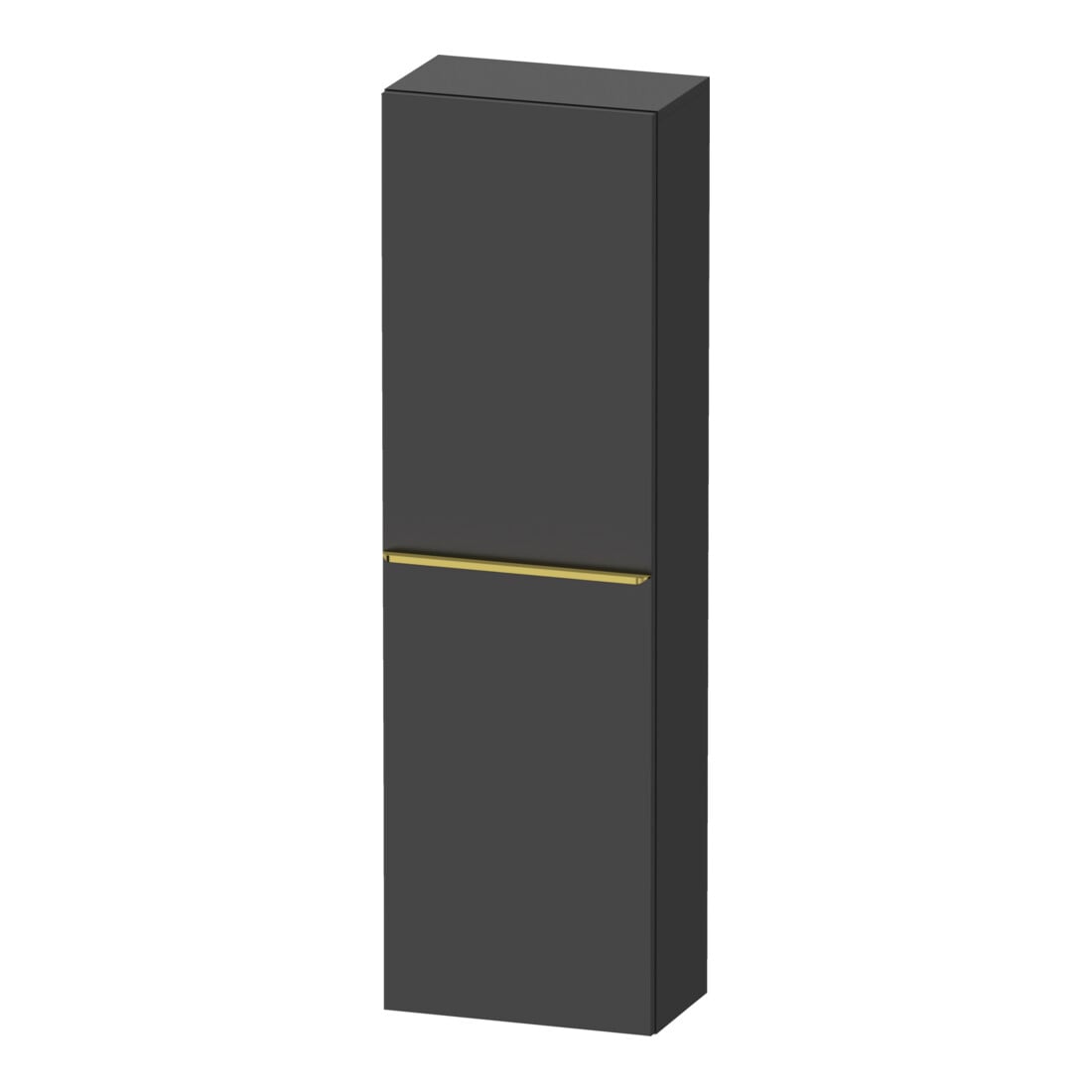 Duravit Halbhochschrank D-Neo 40x24cm, 1 Tür, 4 Bö, An R, g pol/gra ma
