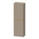 Duravit Halbhochschrank D-Neo 40x24cm, 1 Tür, 4 Bö, An R, g pol/Leinen-1