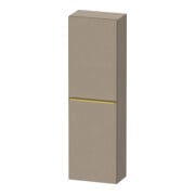 Duravit Halbhochschrank D-Neo 40x24cm, 1 Tür, 4 Bö, An R, g pol/Leinen