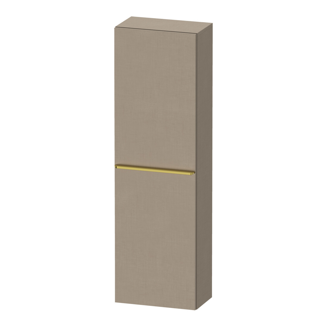 Duravit Halbhochschrank D-Neo 40x24cm, 1 Tür, 4 Bö, An R, g pol/Leinen