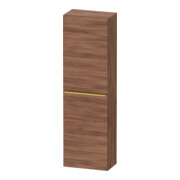 Duravit Halbhochschrank D-Neo 40x24cm, 1 Tür, 4 Bö, An R, g pol/Nu Nat