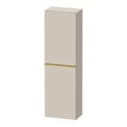 Duravit Halbhochschrank D-Neo 40x24cm, 1 Tür, 4 Bö, An R, g pol/Tau ma