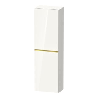 Duravit Halbhochschrank D-Neo 40x24cm, 1 Tür, 4 Bö, An R, g pol/w hgl
