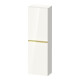 Duravit Halbhochschrank D-Neo 40x24cm, 1 Tür, 4 Bö, An R, g pol/w hgl-1