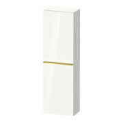 Duravit Halbhochschrank D-Neo 40x24cm, 1 Tür, 4 Bö, An R, g pol/w hgl